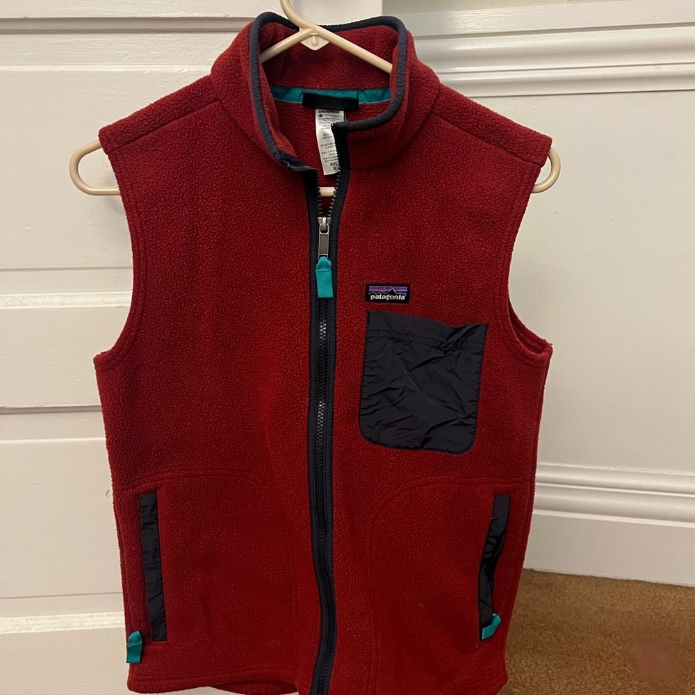 SOLD Patagonia Red Fleece Vest